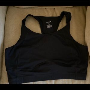 Black Torrid Longline Sports Bra size 3